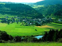 Blick auf das Maardorf Meerfeld